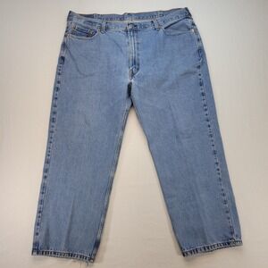 Levi's 550 Jeans Mens 46x29 Blue Relaxed Tapered Medium Wash Denim